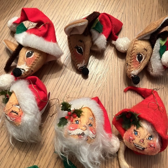 Vintage Annalee tree ornaments (14) - Picture 5 of 9